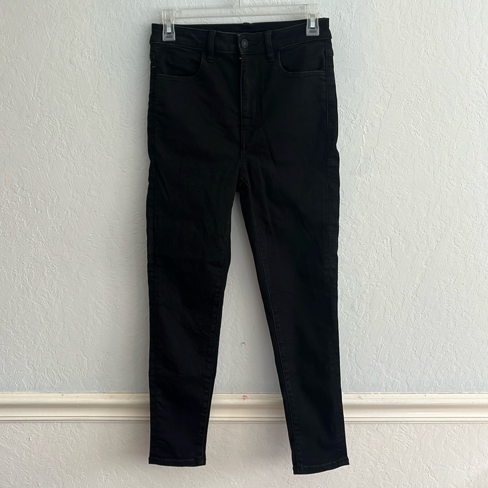 American Eagle Black Highest Rise Jegging
